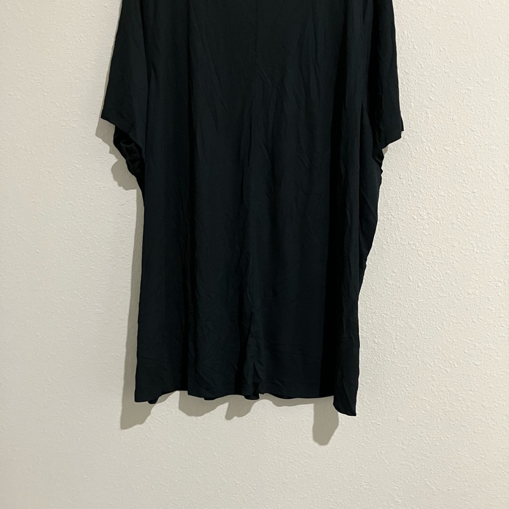 Belle Body by Kim Gravel Short Sleeve V-Neck Top - black (sz 5X) a587998 - Picture 5 of 5